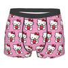 Custom Male Cool Hello Kitty Men Underwear Boxer Briefs Soft Shorts Panties Underpants