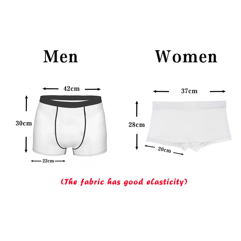 Custom Boxers Men Women Personalised Boxers With Face On Underwear Heart Socks Valentine's Day Gifts For Boyfriend/Husband