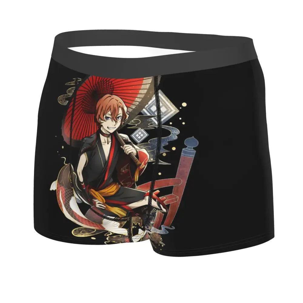 Bungou Stray Dogs Chuuya Nakahara Man's Underwear, Highly Breathable printing High Quality Gift Idea