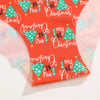 3Pcs/SET Women Seamless Ultra-thin Underwear Santa Claus Printed Panties Sexy Christmas Theme Briefs Comfortable Lingerie XS-XL