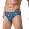 Custom Superhero Briefs Underwear Men's Comfortable Stretch Spider Man Head Panties