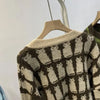 Woherb 2024 New Sweaterscoat Women Cute Cat Print Knitted Cardigan O-neck Sweet Sueter Fashion Loose Casual Jackets Pull Femme