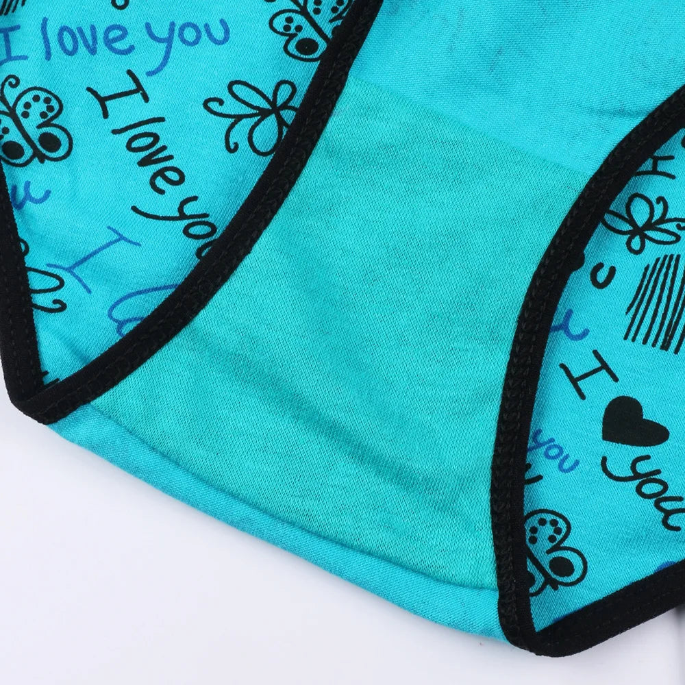 Printed Cute Women's Cotton Underwear Low Waist Women's Underwear Briefs