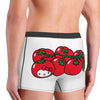 Custom Hello Kitty Tomato Men Boxer Briefs Cozy Underwear Printing Novelty Underpants