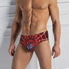 Custom Superhero Briefs Underwear Men's Comfortable Stretch Spider Man Head Panties