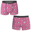 Black Hello Kitty Middle Finger  Underwear Print Trunk Trenky Men's Underpants Elastic Shorts Briefs Gift