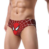 Custom Superhero Briefs Underwear Men's Comfortable Stretch Spider Man Head Panties