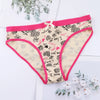 Printed Cute Women's Cotton Underwear Low Waist Women's Underwear Briefs