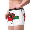 Custom Hello Kitty Tomato Men Boxer Briefs Cozy Underwear Printing Novelty Underpants