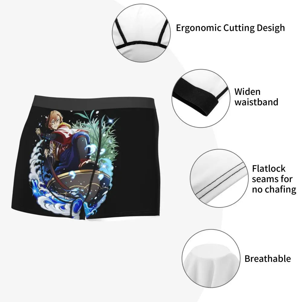 Bungou Stray Dogs Chuuya Nakahara Man's Underwear, Highly Breathable printing High Quality Gift Idea