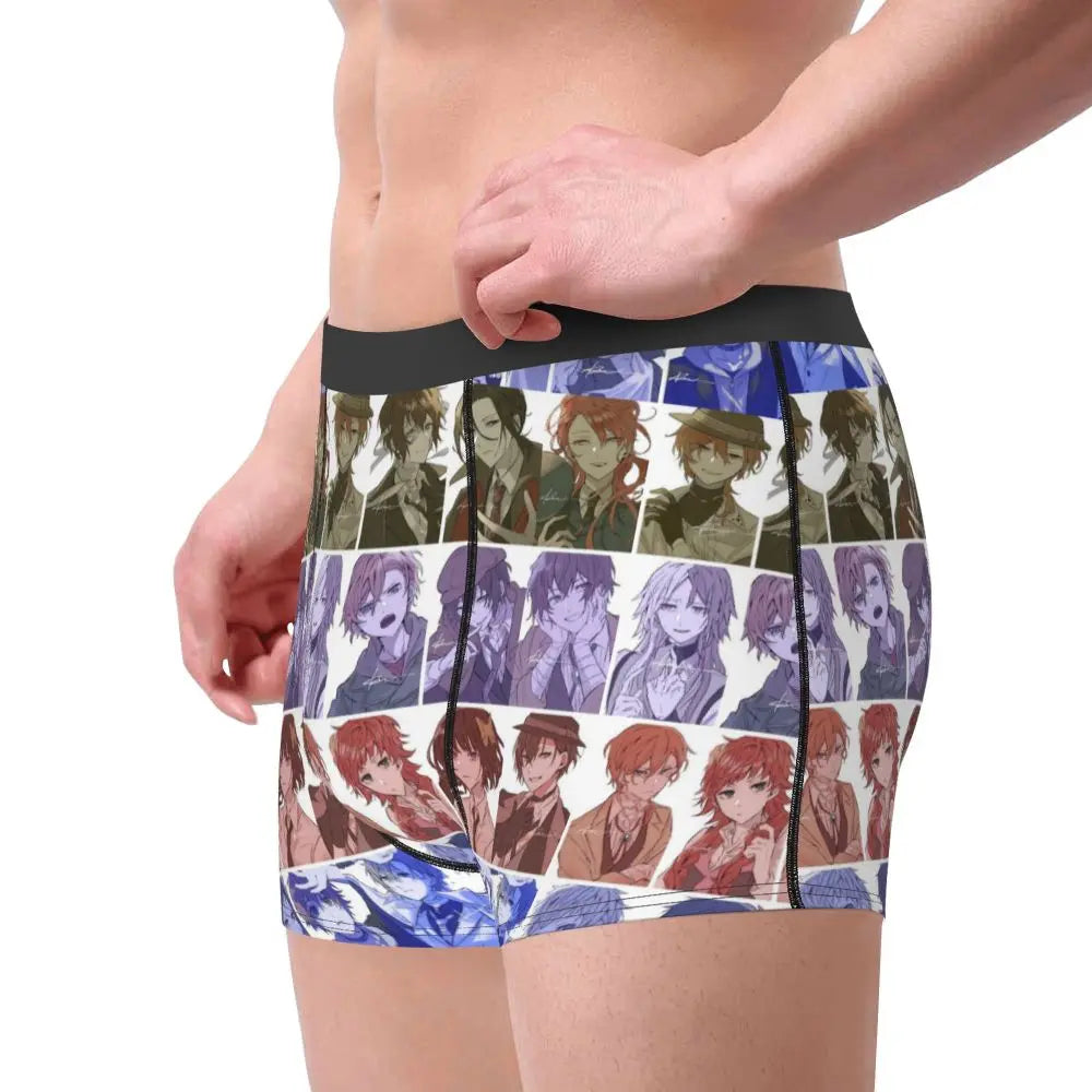 Bungou Stray Dogs Chuuya Nakahara Man's Underwear, Highly Breathable printing High Quality Gift Idea