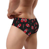 Custom Superhero Briefs Underwear Men's Comfortable Stretch Spider Man Head Panties