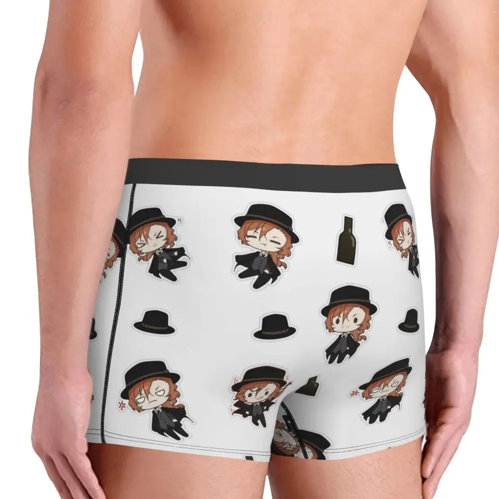 Bungou Stray Dogs Chuuya Nakahara Man's Underwear, Highly Breathable printing High Quality Gift Idea
