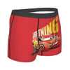 Custom Lighting McQueen Boxers Shorts Men's Cartoon Briefs Underwear Novelty Underpants