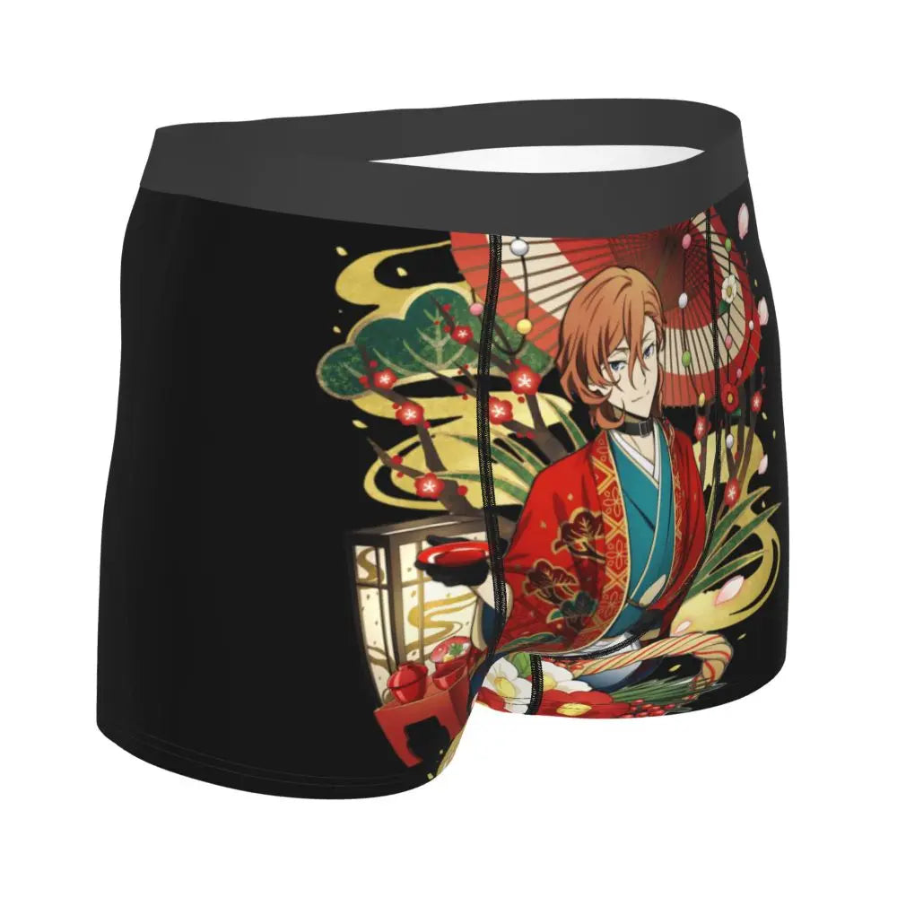 Bungou Stray Dogs Chuuya Nakahara Man's Underwear, Highly Breathable printing High Quality Gift Idea