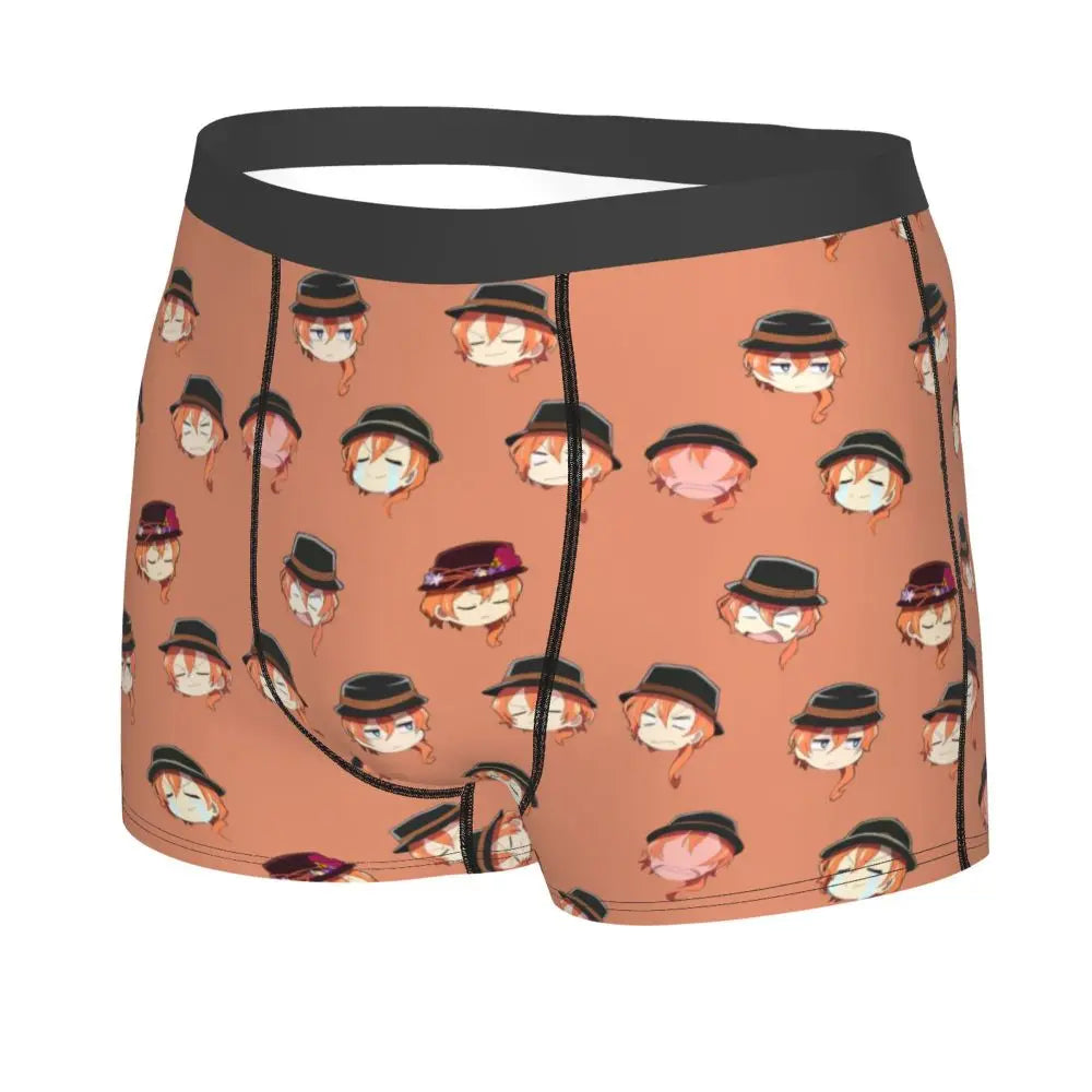 Bungou Stray Dogs Chuuya Nakahara Man's Underwear, Highly Breathable printing High Quality Gift Idea