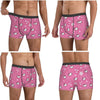 Black Hello Kitty Middle Finger  Underwear Print Trunk Trenky Men's Underpants Elastic Shorts Briefs Gift