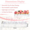 Clear Acrylic Rectangular Flower Vase With Lid Wedding Dinner Table Floral Centerpiece Morden Floral Vases Desktop Home Decorate