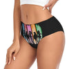 Custom Sailors Moon Girl Brief Panties Women Breathable Stretch Underwear