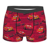 Custom Lighting McQueen Boxers Shorts Men's Cartoon Briefs Underwear Novelty Underpants