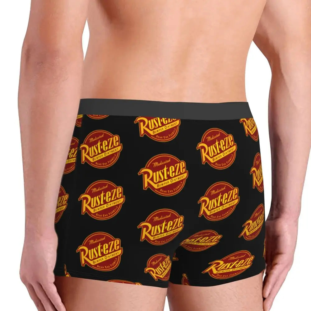 Custom Lighting McQueen Boxers Shorts Men's Cartoon Briefs Underwear Novelty Underpants