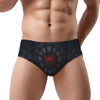Custom Superhero Briefs Underwear Men's Comfortable Stretch Spider Man Head Panties