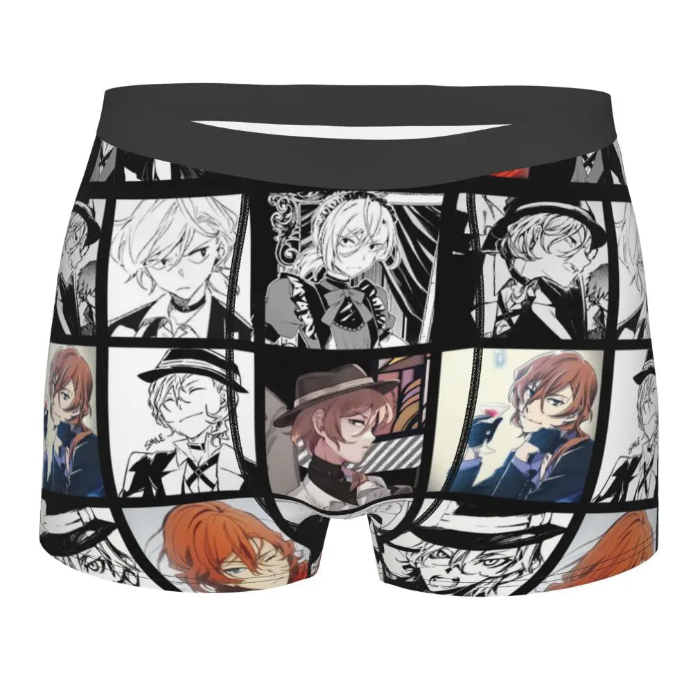 Bungou Stray Dogs Chuuya Nakahara Man's Underwear, Highly Breathable printing High Quality Gift Idea