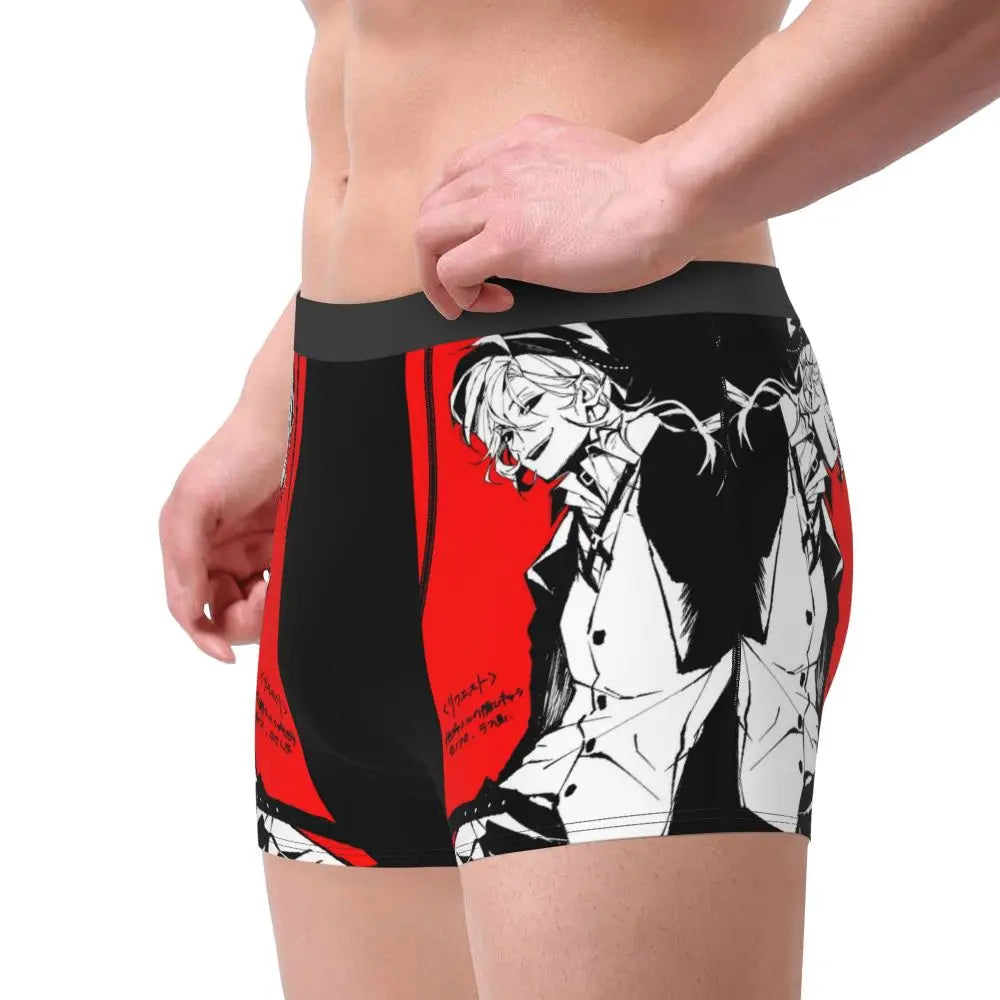 Bungou Stray Dogs Chuuya Nakahara Man's Underwear, Highly Breathable printing High Quality Gift Idea