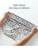 Sexy Women Seamless Underwear High Waist Women's Panties Flower Print Lingerie Ice Silk Intimate Briefs Female Panty Underpants