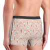 Carrot and Bunny Easter Men Underwear Boxer Hombre Men Anime Cartoon Polyester Print Boy Panties Shorts Men Boxer