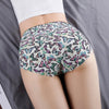 Sexy Women Seamless Underwear High Waist Women's Panties Flower Print Lingerie Ice Silk Intimate Briefs Female Panty Underpants