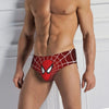 Custom Superhero Briefs Underwear Men's Comfortable Stretch Spider Man Head Panties