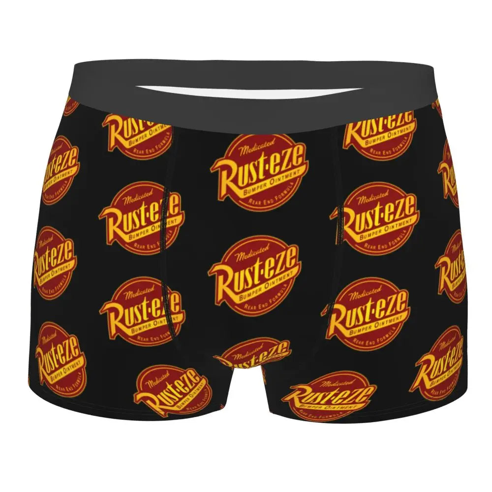Custom Lighting McQueen Boxers Shorts Men's Cartoon Briefs Underwear Novelty Underpants