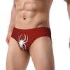 Custom Superhero Briefs Underwear Men's Comfortable Stretch Spider Man Head Panties