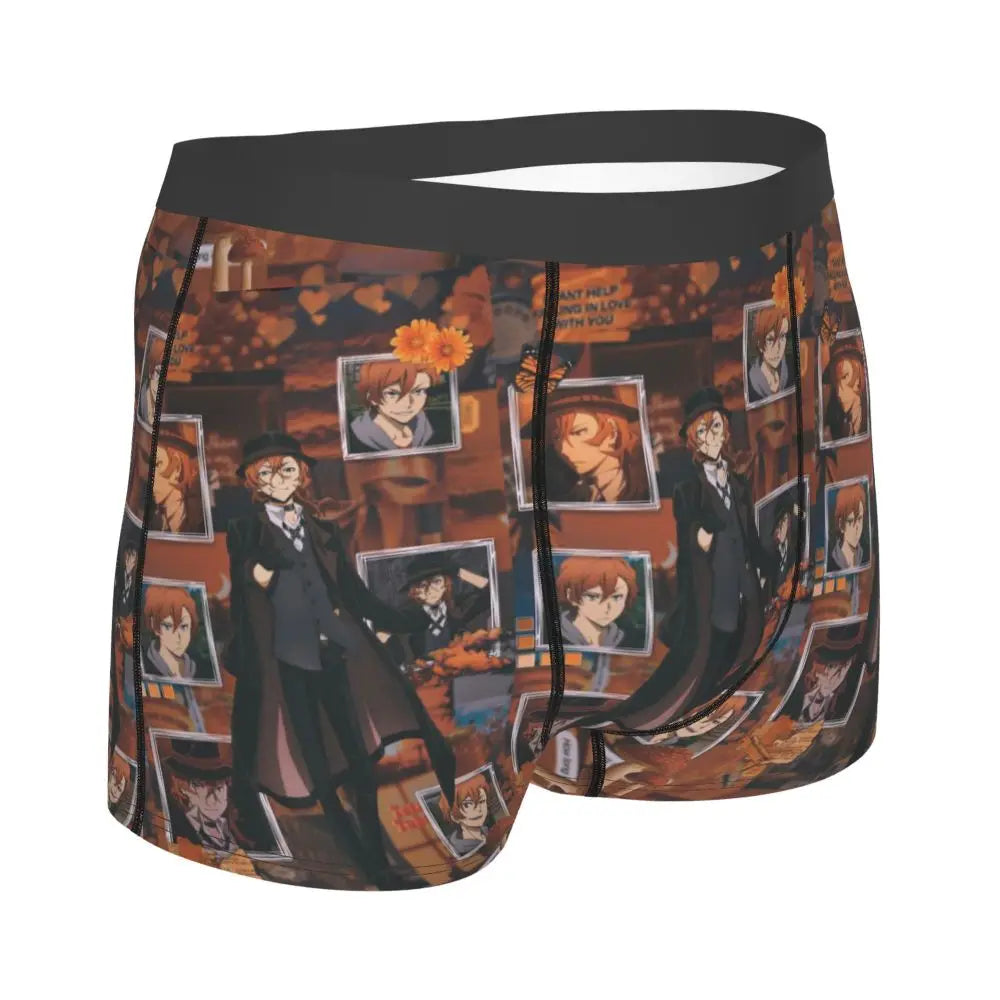 Bungou Stray Dogs Chuuya Nakahara Man's Underwear, Highly Breathable printing High Quality Gift Idea