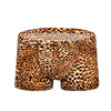 Pantie Men Boxer Briefs Briefs Men's Cotton Spandex Leopard Printed Boxer Briefs Low Rise Underpants Fitness Shorts