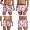 Black Hello Kitty Middle Finger  Underwear Print Trunk Trenky Men's Underpants Elastic Shorts Briefs Gift