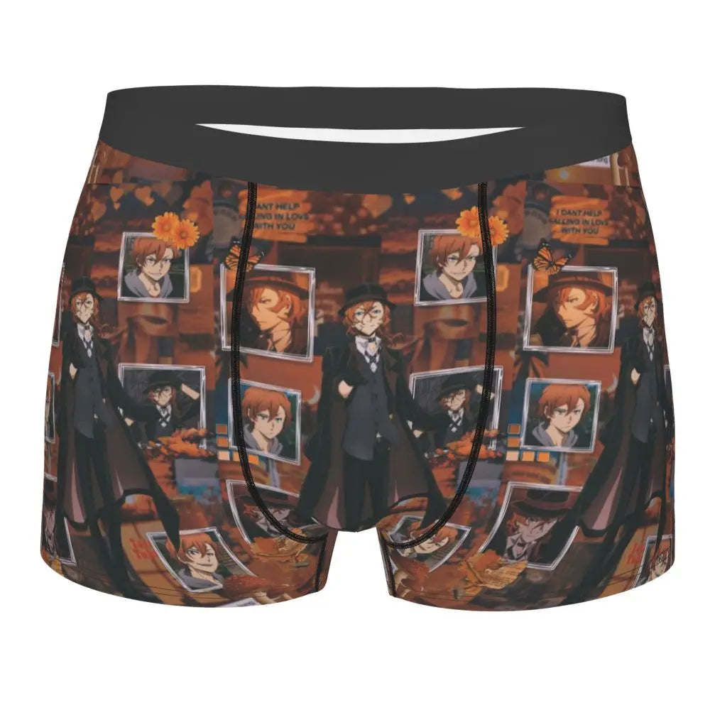 Bungou Stray Dogs Chuuya Nakahara Man's Underwear, Highly Breathable printing High Quality Gift Idea