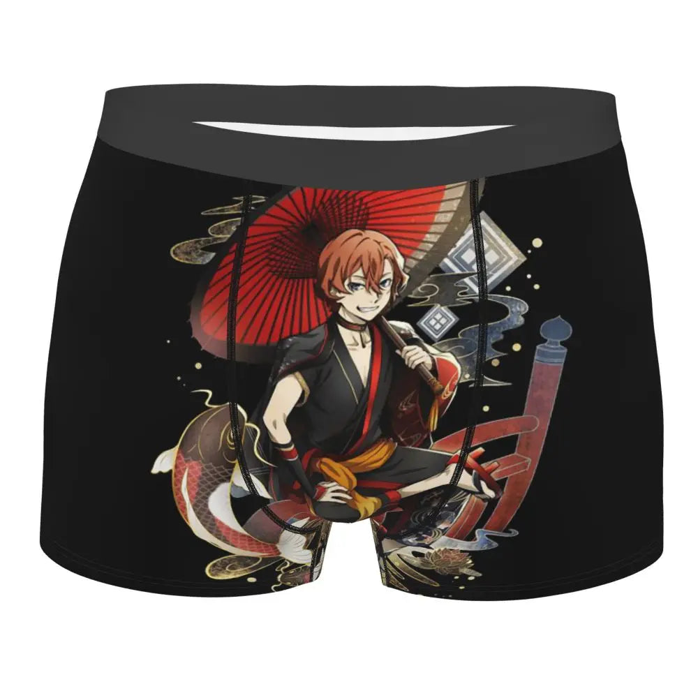 Bungou Stray Dogs Chuuya Nakahara Man's Underwear, Highly Breathable printing High Quality Gift Idea