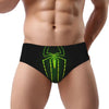 Custom Superhero Briefs Underwear Men's Comfortable Stretch Spider Man Head Panties