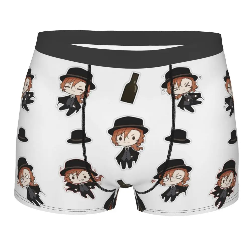 Bungou Stray Dogs Chuuya Nakahara Man's Underwear, Highly Breathable printing High Quality Gift Idea