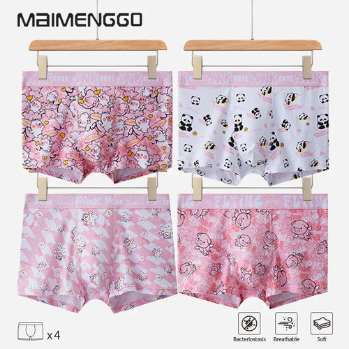 Men's underwear boxer shorts men's underwear  fierce men's cartoon print sexy cute breathable