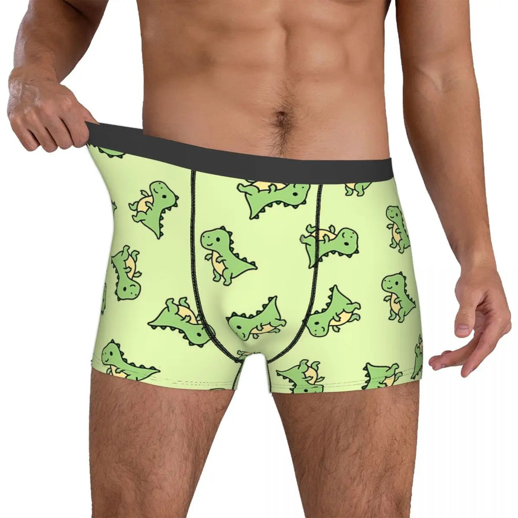 T. Rex Man's Boxer Briefs Underpants Dinosaurs Highly Breathable Top Quality Sexy Shorts Gift Idea