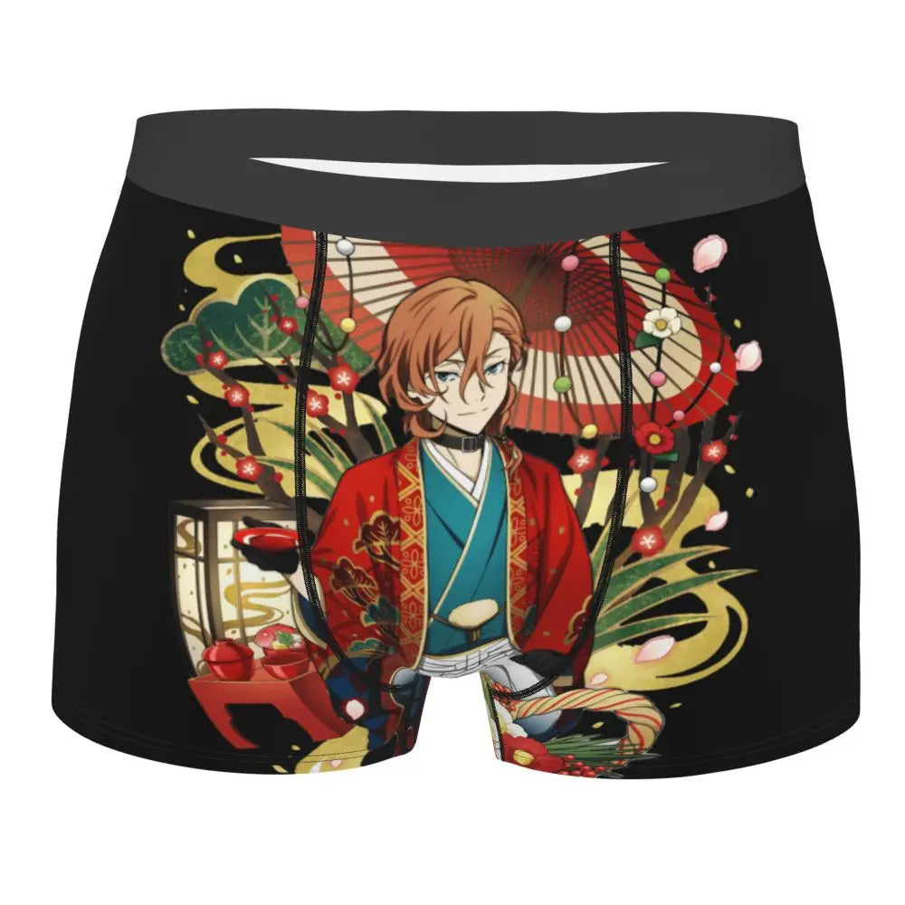 Bungou Stray Dogs Chuuya Nakahara Man's Underwear, Highly Breathable printing High Quality Gift Idea