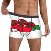 Custom Hello Kitty Tomato Men Boxer Briefs Cozy Underwear Printing Novelty Underpants
