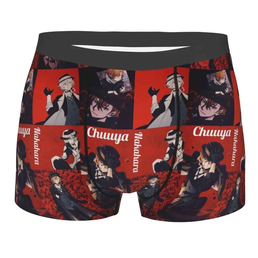 Bungou Stray Dogs Chuuya Nakahara Man's Underwear, Highly Breathable printing High Quality Gift Idea