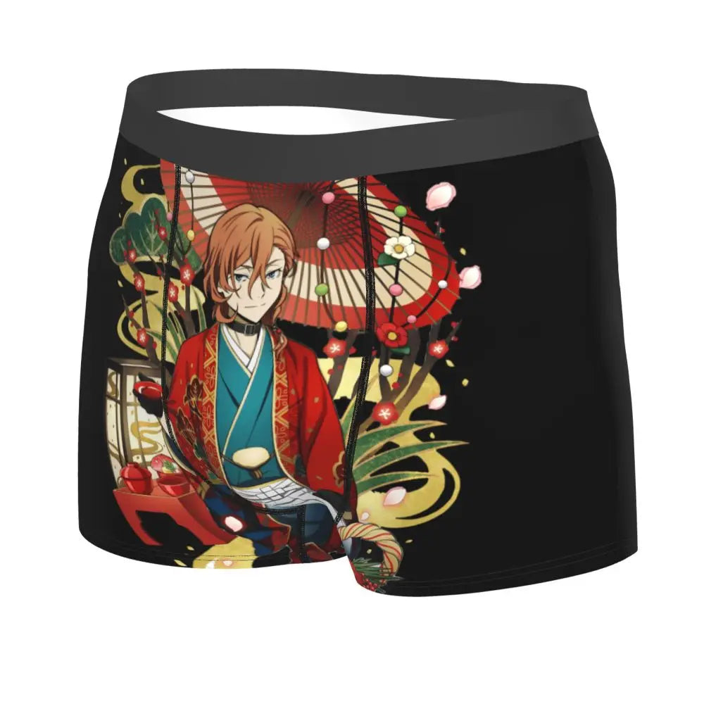 Bungou Stray Dogs Chuuya Nakahara Man's Underwear, Highly Breathable printing High Quality Gift Idea