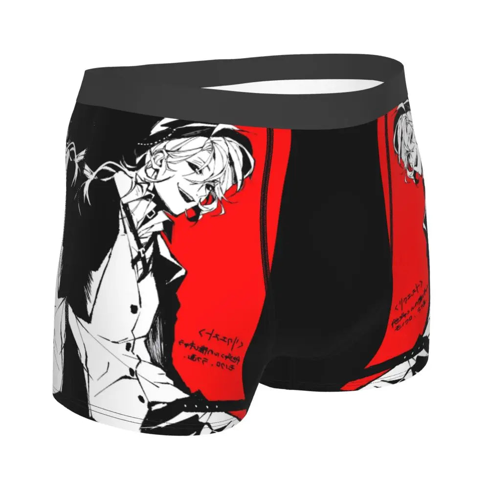 Bungou Stray Dogs Chuuya Nakahara Man's Underwear, Highly Breathable printing High Quality Gift Idea