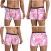Black Hello Kitty Middle Finger  Underwear Print Trunk Trenky Men's Underpants Elastic Shorts Briefs Gift