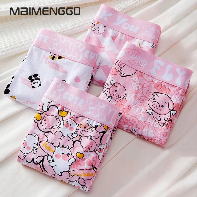 Men's underwear boxer shorts men's underwear  fierce men's cartoon print sexy cute breathable